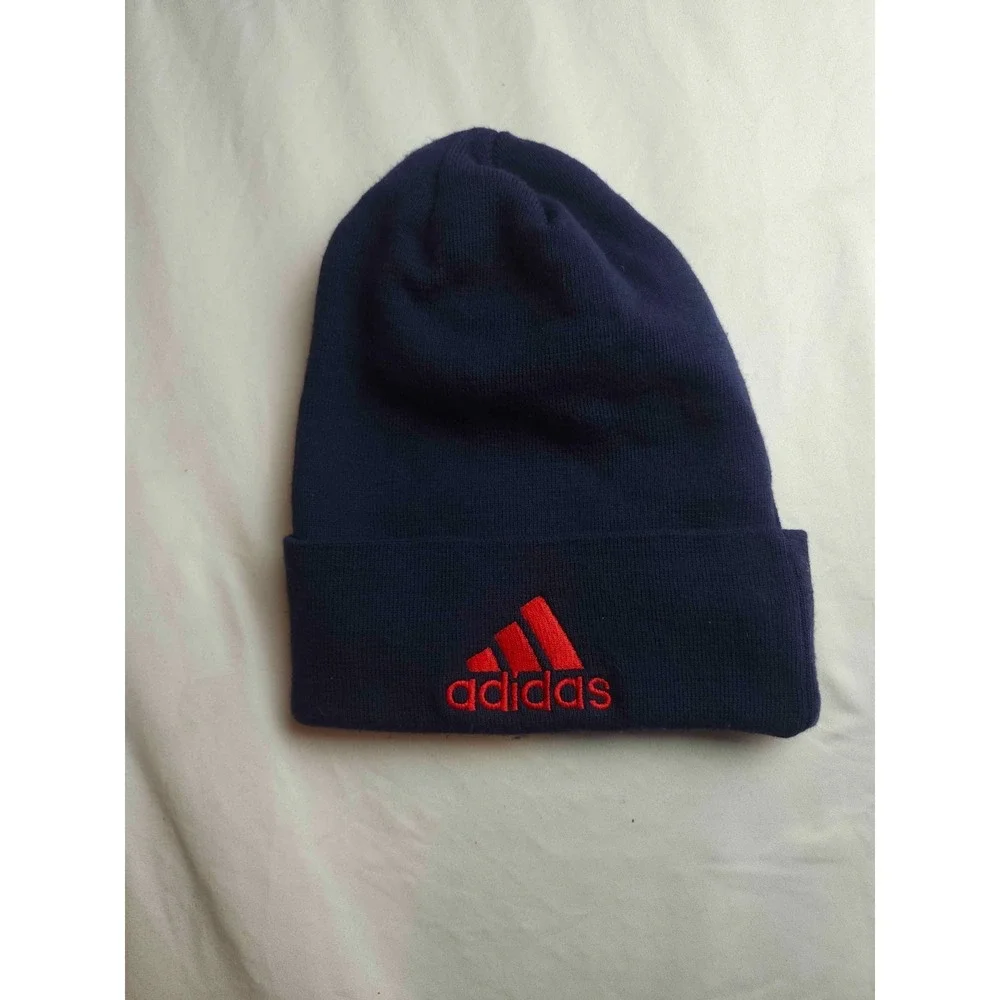 Vtg Y2K Atlanta Hawks NBA Adidas Beanie OSFA Retro Sporty Athleisure Streetwear